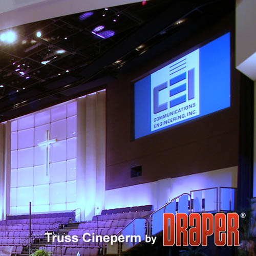 Draper 251036 Cineperm 132 diag. (52x122) - CinemaScope [2.35:1] - Matt White XT1000V 1.0 Gain - Draper-251036