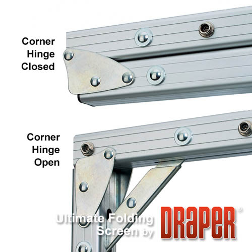 Draper 241333 Ultimate Folding Screen with Extra Heavy-Duty Legs 186 diag. (92x163) - HDTV [16:9] - Draper-241333